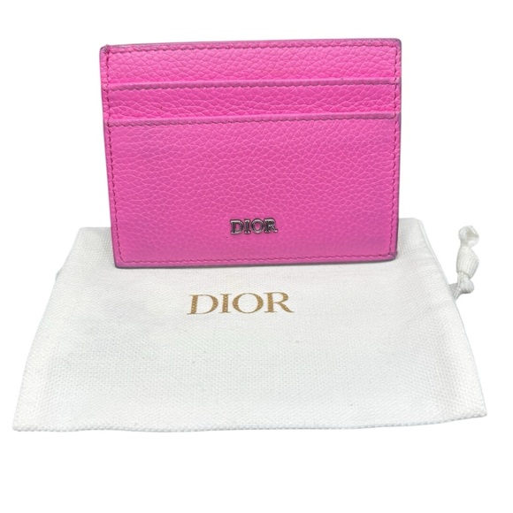 Dior Accessories - Dior Grained Leather Cardholder